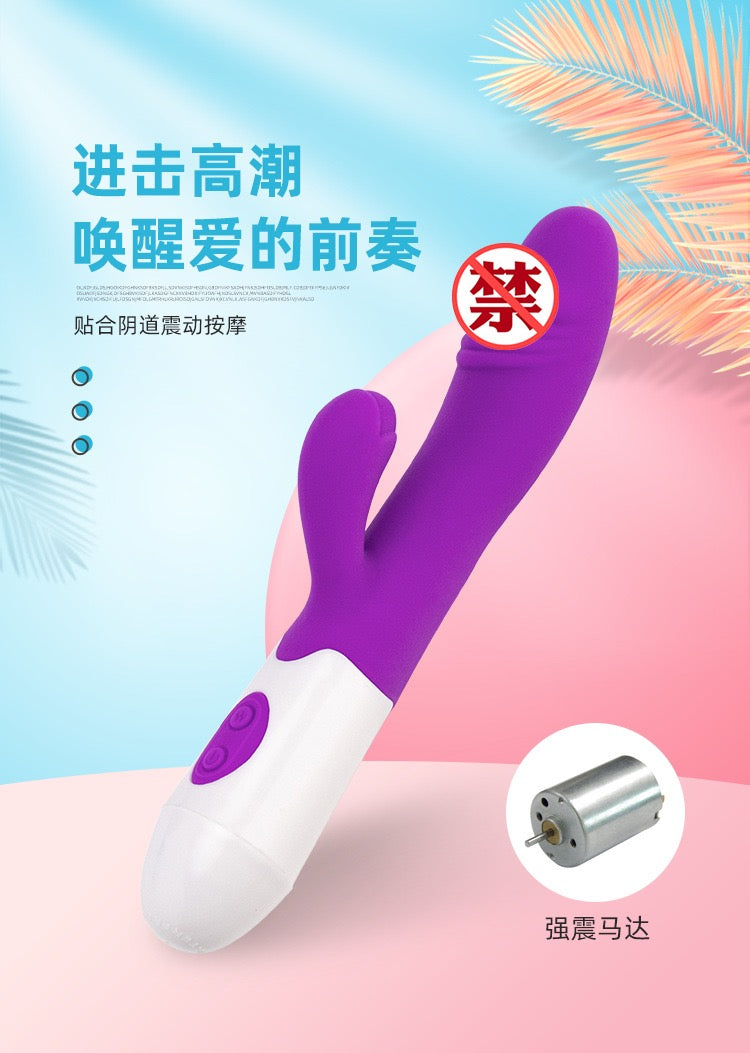 Female artificial dildo vibrator female G-spot orgasm massager couple vibrator-FM005