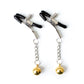 Adult sex toys for women, golden bell nipple clamps, sex toys, adjustable elastic nipple clamps