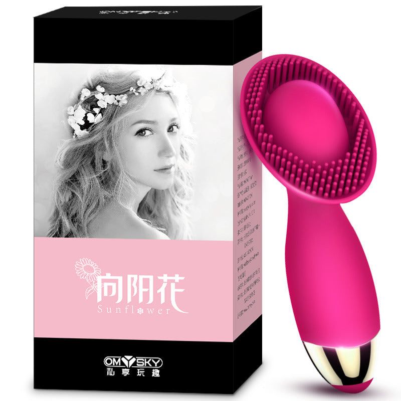 Silicone Head Massager Multi-function Electric Waterproof Cleansing Nipple Sucking Clitoral Vibrator body Massage Brush