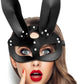 Women's Masquerade Mask, Half Face Black Cat Ears Headband Set Venetian Masquerade Mask Party Costume Accessories Mask Headband Cosplay Costume Props