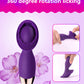 Silicone Head Massager Multi-function Electric Waterproof Cleansing Nipple Sucking Clitoral Vibrator body Massage Brush