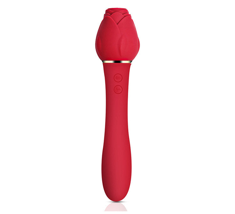 New handle rose female g-spot masturbation sucker adult sex products AV vibrator