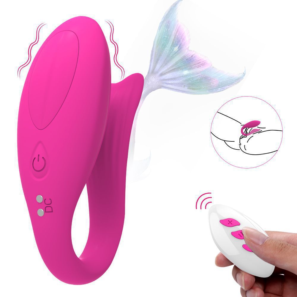 Aishia 0097 mermaid couple resonator U-shaped husband wireless remote control jumping egg G-spot wearing sex toys