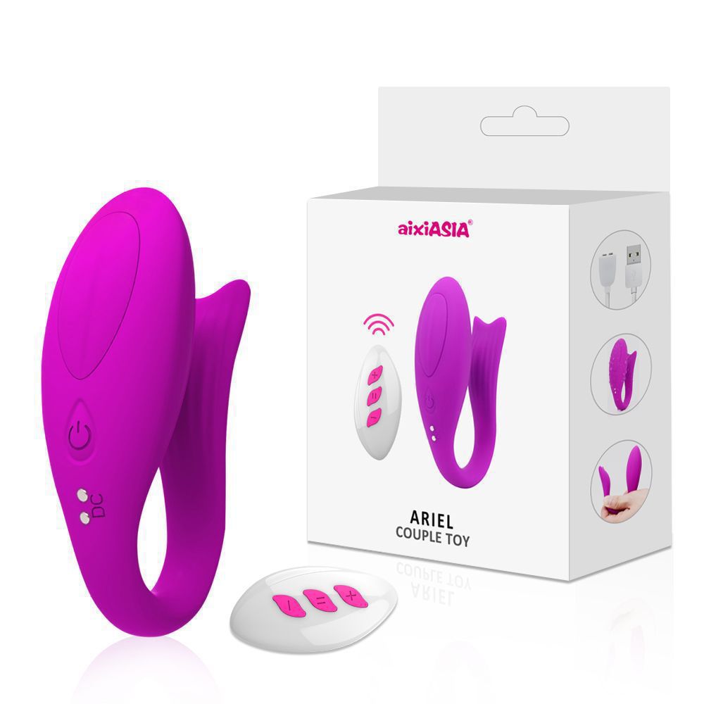 Aishia 0097 mermaid couple resonator U-shaped husband wireless remote control jumping egg G-spot wearing sex toys